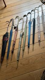 9 paraplu's uit grootmoederstijd, Sieraden, Tassen en Uiterlijk, Paraplu's, Ophalen of Verzenden