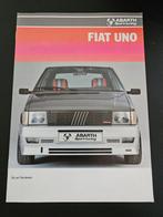 Brochure Fiat Uno Abarth Sport Tuning, Ophalen of Verzenden, Zo goed als nieuw, Overige merken