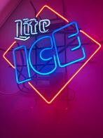Neon Reclame Lite Beer Ice, Ophalen of Verzenden, Zo goed als nieuw