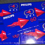 Nieuwe onbespeelde cassettebandjes Philips C->D one/60, Cd's en Dvd's, Cassettebandjes, 2 t/m 25 bandjes, Overige genres, Ophalen of Verzenden