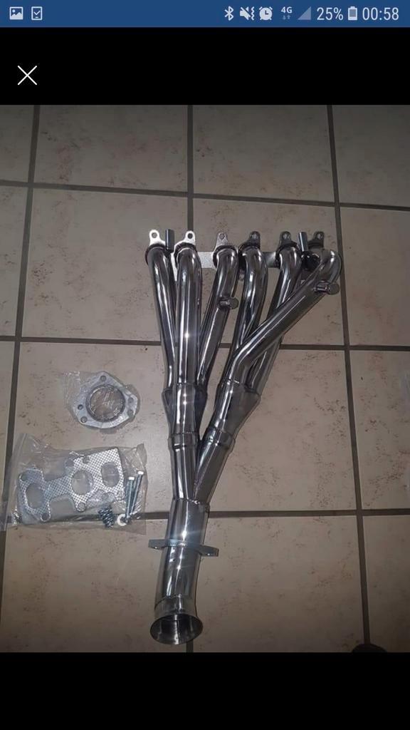 nieuw rvs spaghetti spruitstuk vw golf 1.8 2.0 16v 8v vr6, Auto diversen, Tuning en Styling, Ophalen of Verzenden