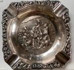 Verzilverde asbak, Antiek en Kunst, Antiek | Goud en Zilver, Ophalen of Verzenden, Zilver