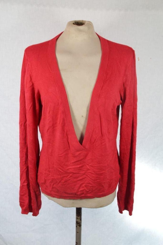 Mooie rode trui.Mt 42/44.Merk Think Chic Etam, Kleding | Dames, Truien en Vesten, Zo goed als nieuw, Maat 42/44 (L), Rood, Ophalen of Verzenden