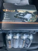 Draagbare Camping Kooktoestel met Gasflessen noodpakket, Caravans en Kamperen, Ophalen of Verzenden, Nieuw