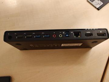 HP 3005pr USB 3.0 port replicator inclusief voeding beschikbaar voor biedingen