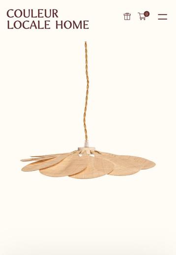 Georges Houten Hanglamp - Couleur Locale beschikbaar voor biedingen