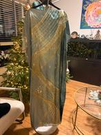 Chic Me Kaftan Satijn Look - Maat 52/54 + Sjaal nieuw, Kleding | Dames, Grote Maten, Overige kleuren, Jurk, Nieuw, Ophalen of Verzenden