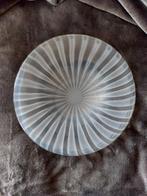 Vintage art deco A.D. Copier Leerdam unieke glazen schaal, Ophalen of Verzenden