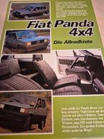 Rond 1980 Fiat Panda I 4x4 brochure izgst, Ophalen of Verzenden