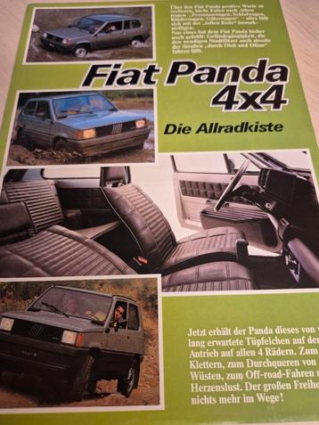 Rond 1980 Fiat Panda I 4x4 brochure izgst  beschikbaar voor biedingen