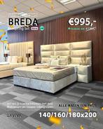 Blackfriday Acties Compleet Boxspring Sets, Crème, 180 cm, 200 cm, Nieuw