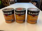 Rambo pantserlak interieur €10 per pot, Doe-het-zelf en Verbouw, Verf, Beits en Lak, Ophalen, Zo goed als nieuw, Wit