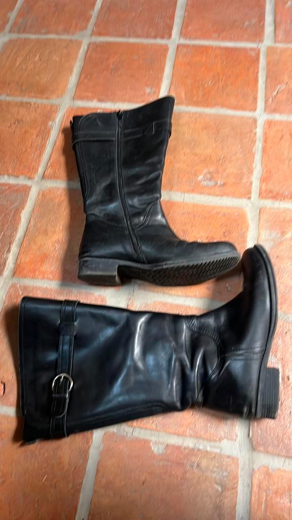 JJ hoge laarzen zwart maat 41 4/5 x XW, Kleding | Dames, Schoenen, Gedragen, Hoge laarzen, Zwart, Ophalen of Verzenden