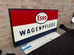 Zeldzaam groot ESSO emaille reclamebord, Verzamelen, Merken en Reclamevoorwerpen, Ophalen, Gebruikt, Reclamebord
