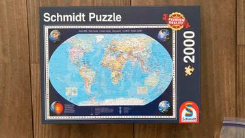 Schmidt puzzel ‘onze wereld’ 2000 stukjes beschikbaar voor biedingen