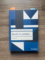 Jeanne Gaakeer - Recht in context, Jeanne Gaakeer; Marc Loth; Sanne Taekema, Sociale wetenschap, Ophalen of Verzenden, Zo goed als nieuw