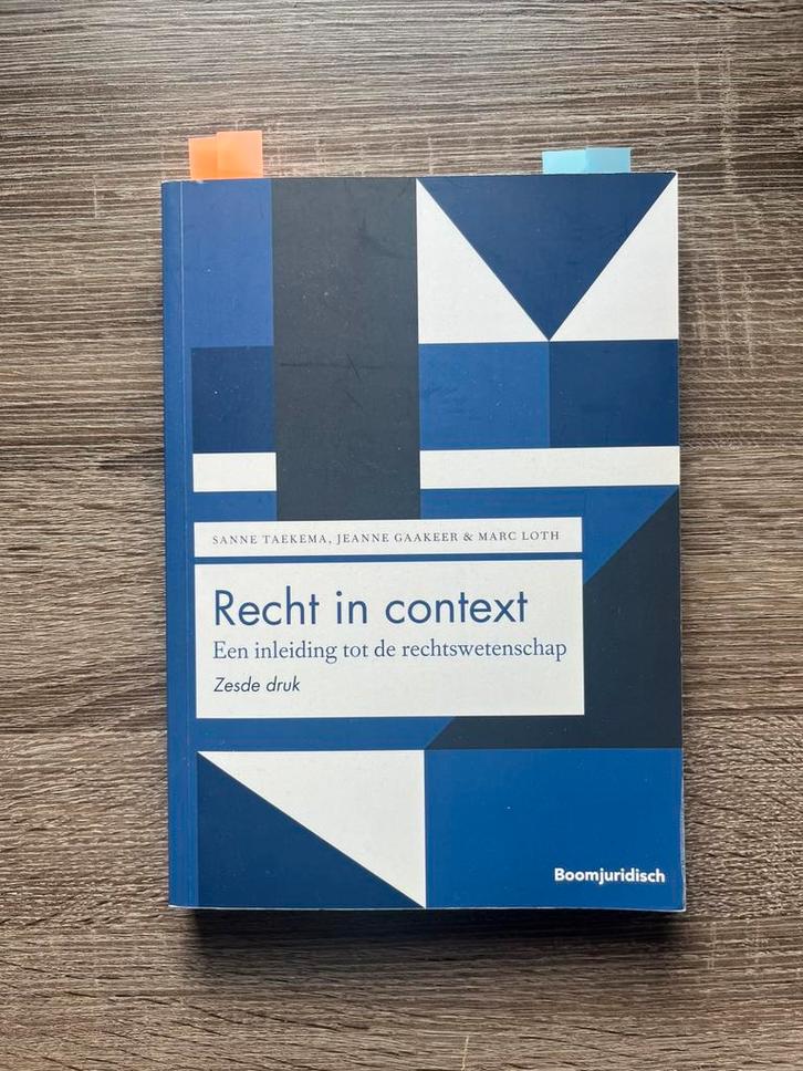 Jeanne Gaakeer - Recht in context, Boeken, Wetenschap, Zo goed als nieuw, Sociale wetenschap, Ophalen of Verzenden