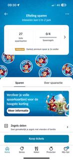 Tot 22 volle spaarkaarten korting Efteling, Tickets en Kaartjes, Kortingsbon, Pretpark, Drie personen of meer