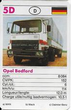 B349 autokaartje 5D opel bedford, Ophalen of Verzenden, Zo goed als nieuw, Auto's