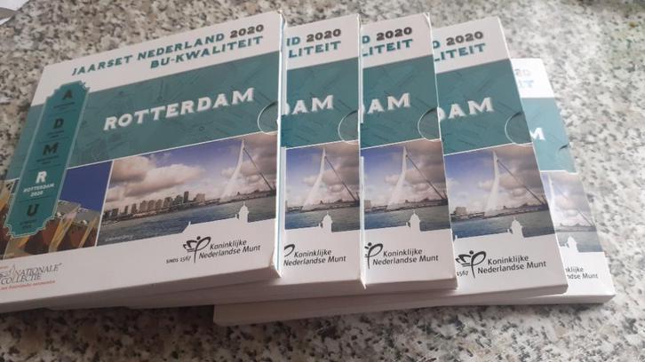 Rotterdam Jaarsets 2020 BU kwaliteit, Postzegels en Munten, Munten | Nederland, Setje, Euro's, Koningin Beatrix, Ophalen of Verzenden