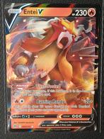 Entei V 022/172 Brilliant Stars Pokémonkaart, Ophalen of Verzenden, Zo goed als nieuw, Losse kaart, Foil