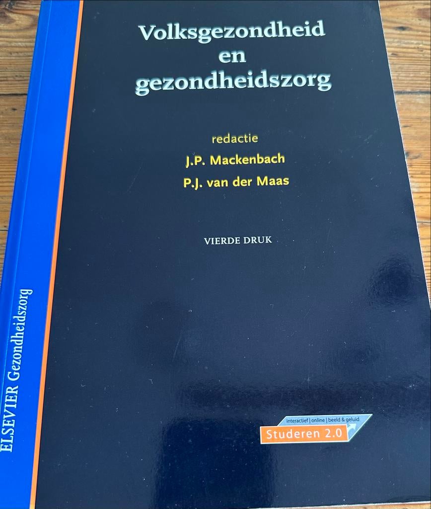 Volksgezondheid en gezondheidszorg - Mackenbach, Boeken, Studieboeken en Cursussen, Zo goed als nieuw, HBO, Gamma, Ophalen of Verzenden