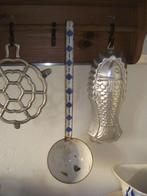 Brocante emaille soeplepel, Antiek en Kunst, Ophalen of Verzenden