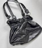 Damestas Handtas 100% Vinyl + riem-gesp dames vrouwen zwart, Zwart, Nieuw, Ophalen of Verzenden, H