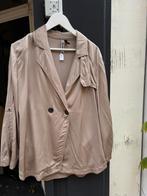Marccain blouse jasje beige glans maat 5, Ophalen of Verzenden, Zo goed als nieuw, Maat 38/40 (M), Beige