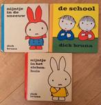3 vintage Dick Bruna boekjes: Nijntje in de sneeuw/de school, Boeken, Ophalen of Verzenden, Gelezen