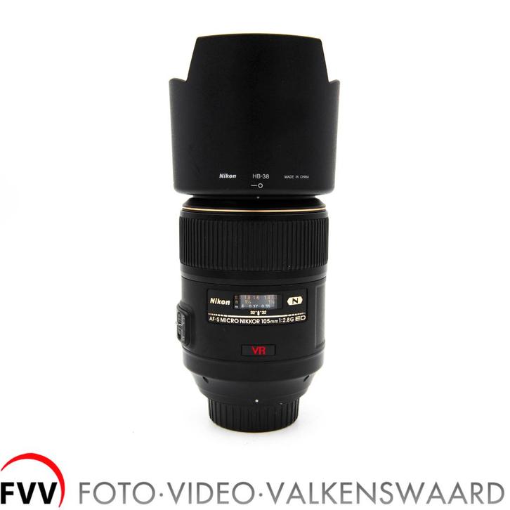Nikon AF-S Micro Nikkor 105 mm f/ 2.8 G VR N, Audio, Tv en Foto, Fotografie | Lenzen en Objectieven, Zo goed als nieuw, Macrolens