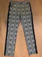 Cassiopée broek mt M (38) travelstof, Kleding | Dames, Verzenden, Zo goed als nieuw, Maat 38/40 (M), Zwart
