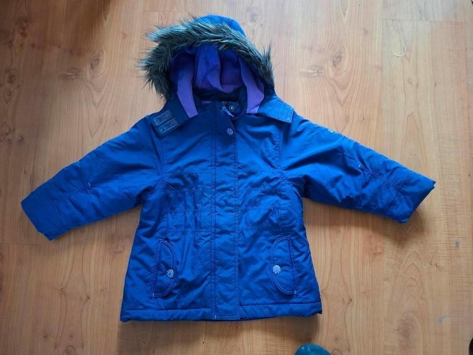 Paarse winterjas meisje mt 104 met afritsbaar vest, Meisje, Ophalen of Verzenden, Jas, Wildernes Dreams