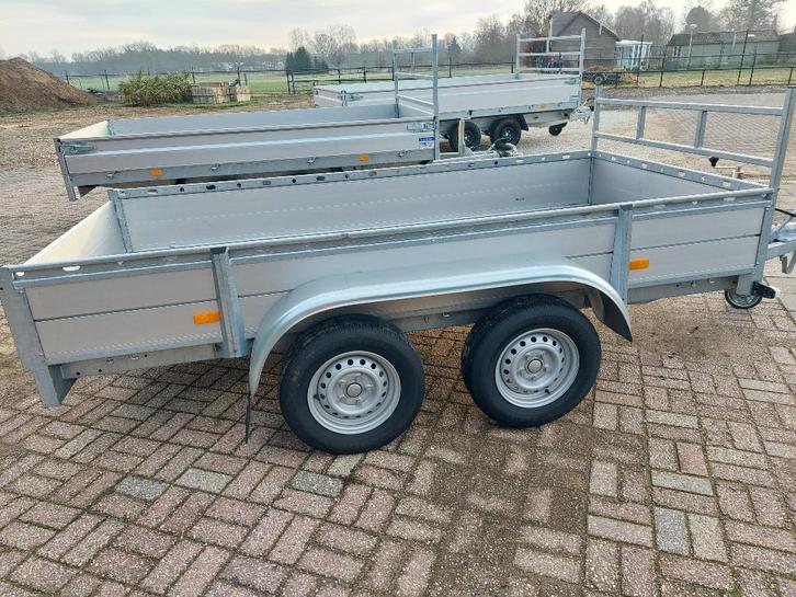 Hapert dubbelasser en Hapert bakwagen, Auto diversen, Aanhangers en Bagagewagens, Zo goed als nieuw, Ophalen