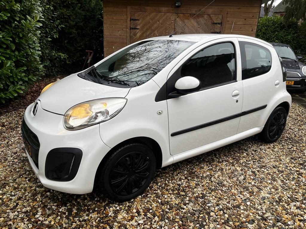Citroen C1 RIJKAAR/APK/HISTORY/BEURT/NAP/AIRCO/5drs//DIREKT, Voorwielaandrijving, Stof, Gebruikt, Zwart