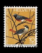 postzegel 891 Zwitserland vogel Gekraagde Roodstaart, Ophalen of Verzenden, Gestempeld