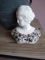 Brocante Borstbeeld vrouw, Antiek en Kunst, Curiosa en Brocante, Ophalen of Verzenden
