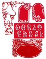 Snijmal / Embossing mal ( 5 malletjes), Hobby en Vrije tijd, Verzenden, Zo goed als nieuw, Overige thema's, Pons of Mal