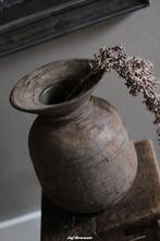 Nepalese kruik met ronde buik nr.3, Huis en Inrichting, Woonaccessoires | Overige, Www.jufbrocante.nl, Www.jufbrocante.nl, Nieuw