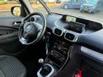 Citroen C3 Picasso 1.2 PureTech Exclusive | Navi + Camera +, Auto's, Citroën, Voorwielaandrijving, Stof, Gebruikt, Zwart