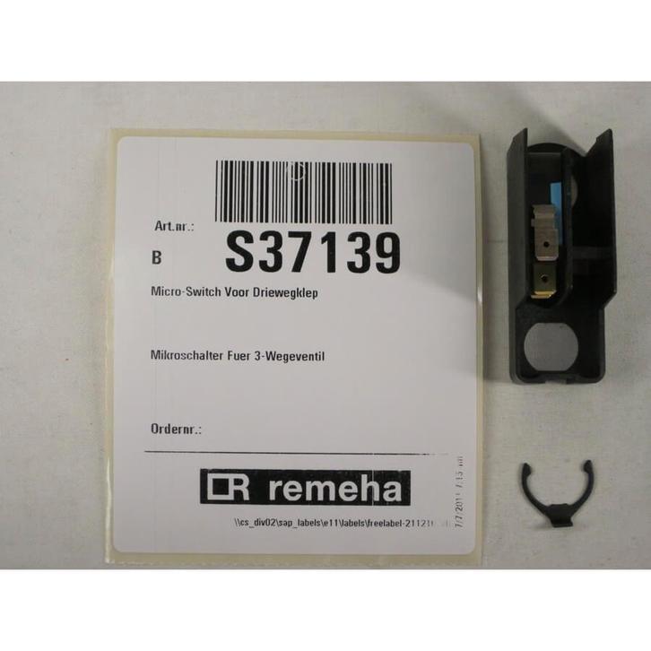 Remeha s37139 micro-switch voor driewegklep, Hobby en Vrije tijd, Overige Hobby en Vrije tijd, Nieuw, Ophalen of Verzenden