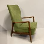 vintage fauteuil, Hout, Gebruikt, 75 tot 100 cm, X