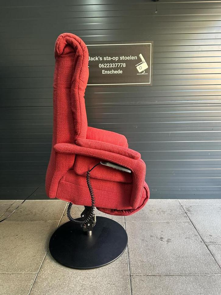 Sta op stoel merk prominent, Huis en Inrichting, Fauteuils, Zo goed als nieuw, Stof, 50 tot 75 cm, Minder dan 75 cm, Ophalen