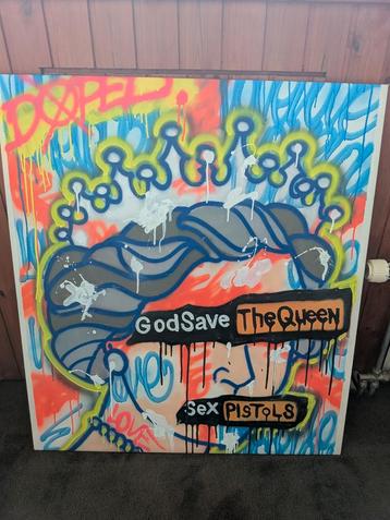 Graffiti kunst beschikbaar voor biedingen