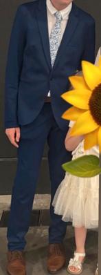 Blauw jongens kostuum 164 - Jack & Jones, Jack&Jones, Gebruikt, Ophalen of Verzenden, Setje