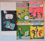 Guus Flater - Pakket van 4 strips + Guus Flater boek., Meerdere stripboeken, Ophalen of Verzenden, Zo goed als nieuw