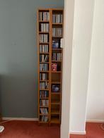 Hoge smalle CD Kast, Huis en Inrichting, Ophalen, Gebruikt, Hout, Cd's of Dvd's