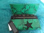 Groene clutch damestasje van Maison Scotch. Nieuw, Sieraden, Tassen en Uiterlijk, Tassen | Damestassen, Ophalen of Verzenden, Nieuw