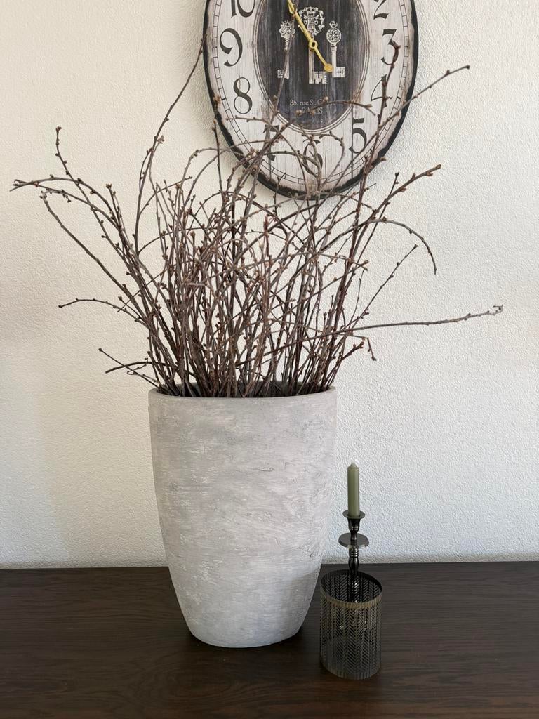 Prachtige vensterbankpot sober en stoer, Ophalen, Zo goed als nieuw