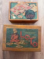 Oude houten Loto/loterij kistjes, Antiek en Kunst, Ophalen of Verzenden